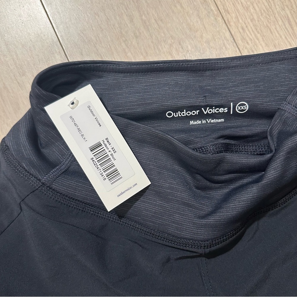 NWT Black Outdoor Voices Shorts